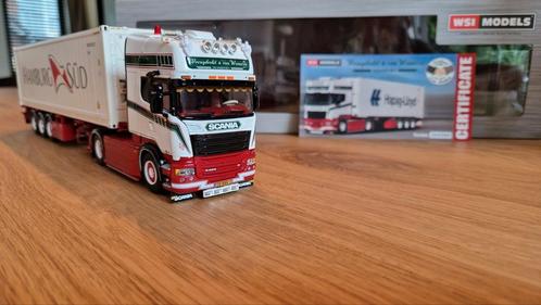 Wsi | Scania - Vreugdenhil en van Wamelen, Hobby en Vrije tijd, Modelauto's | 1:50, Zo goed als nieuw, Bus of Vrachtwagen, Wsi
