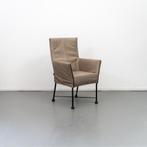 6x Montis Chaplin Stoel Tobago Leer Steel - Zwart/Dop, Niet ingevuld, Niet ingevuld, Ophalen of Verzenden, Zo goed als nieuw