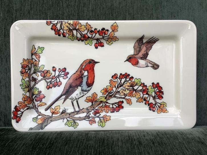 Emma Bridgewater - servies- Rosehip & ROBIN- schaal - Nieuw!, Huis en Inrichting, Keuken | Servies, Zo goed als nieuw, Schaal of Schalen