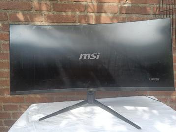 Msi 34 inch curved game monitor  beschikbaar voor biedingen