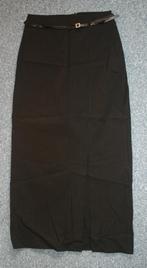 Mooie nieuwe zwarte lange Yessica rok met stretch, mt 36, Nieuw, Ophalen of Verzenden, Maat 36 (S), Onder de knie