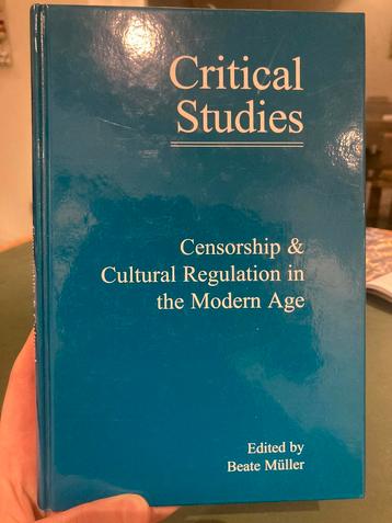 Critical studies - censorship & cultural regulation