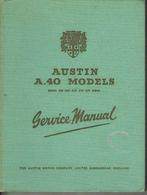AUSTIN A.40 MODELS SERVICE MANUAL, Auto diversen, Handleidingen en Instructieboekjes, Ophalen of Verzenden