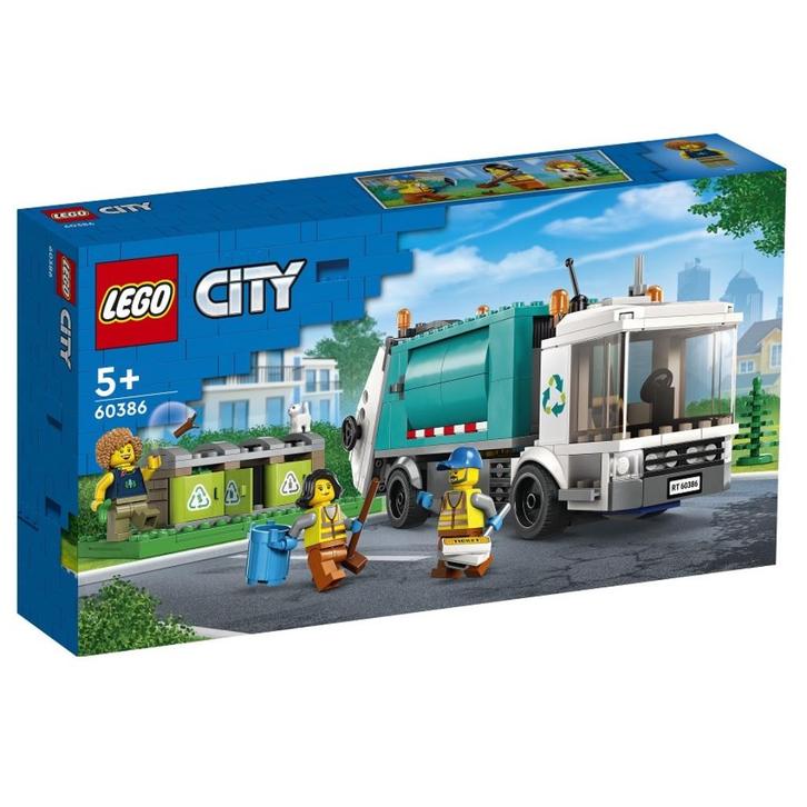 LEGO City 60386 Recycle Vrachtwagen * ‘t LEGOhuis *, Kinderen en Baby's, Speelgoed | Duplo en Lego, Nieuw, Lego, Complete set