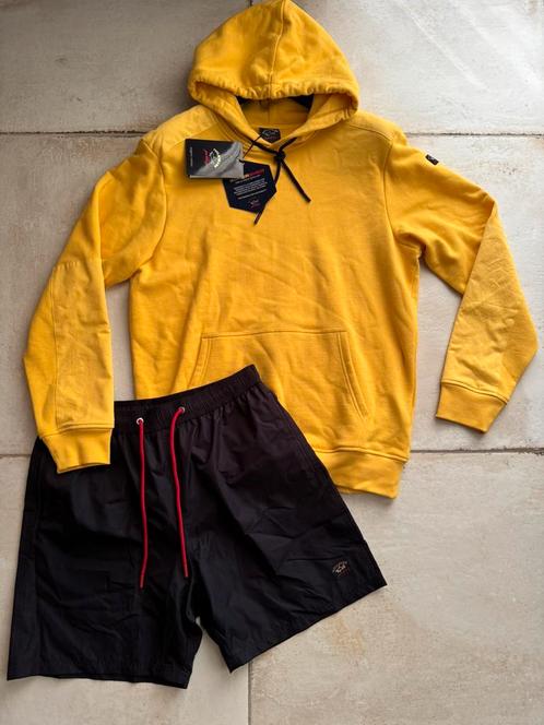 Mooie nieuwe originele sportieve Paul&Shark zomer hoodie, Kleding | Heren, Truien en Vesten, Nieuw, Geel, Ophalen of Verzenden
