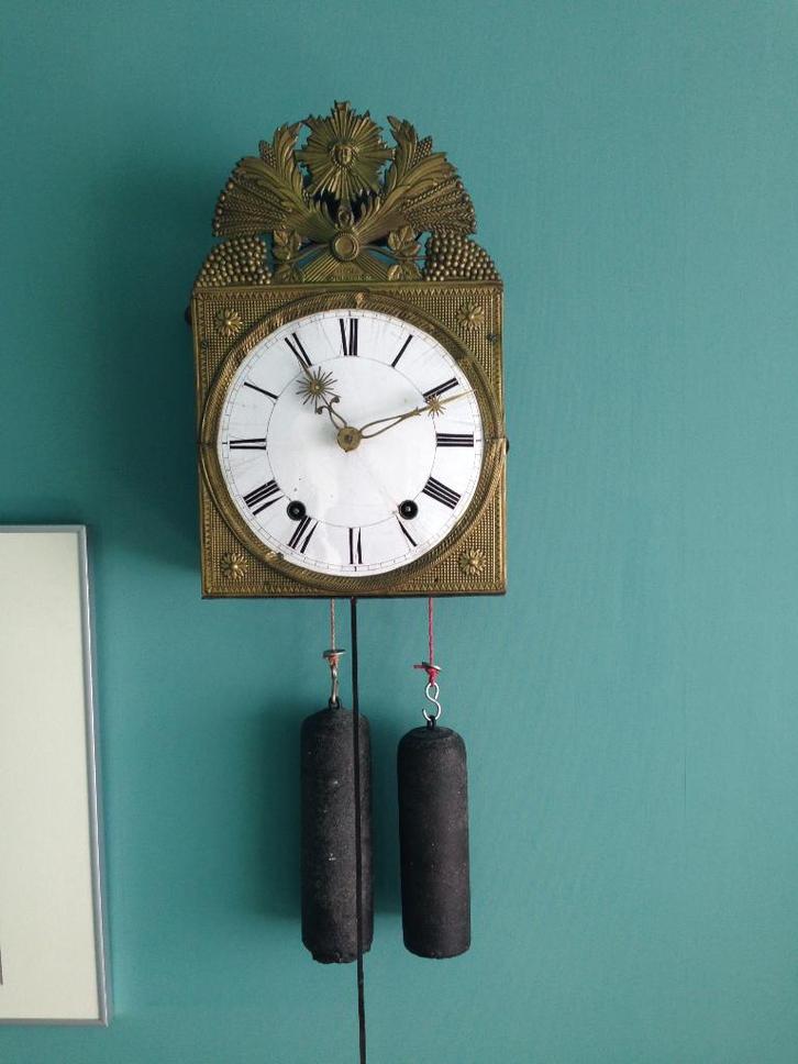 Franse Comtoise klok, Antiek en Kunst, Antiek | Klokken, Ophalen