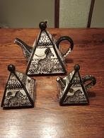 Theepot en suiker/melkstel, Huis en Inrichting, Keuken | Servies, Ophalen, Gebruikt, Overige typen, Overige stijlen