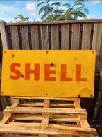 SHELL emaile reclame bord, Antiek en Kunst, Antiek | Emaille, Ophalen