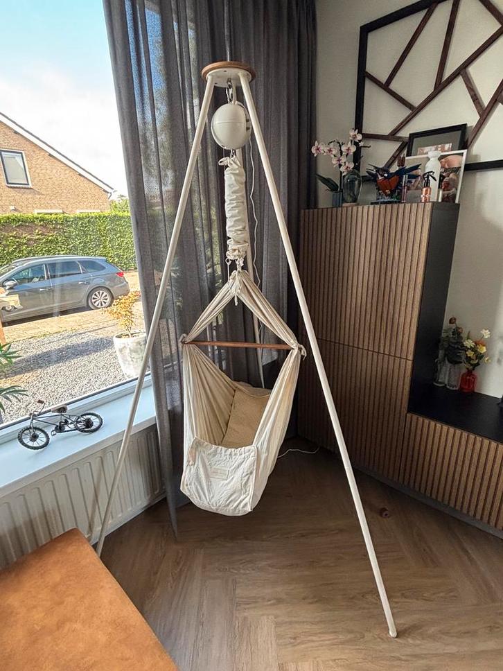 Moonboon baby hangmat met motor en veel accessoires, Kinderen en Baby's, Babywiegjes en Ledikanten, Zo goed als nieuw, Wieg, Ophalen