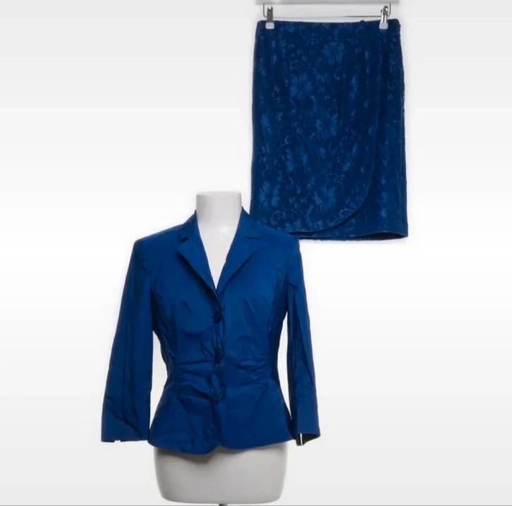 Vera Mont Feestelijke Koningsblauw Co-ord Set Maat 38, Kleding | Dames, Jasjes, Kostuums en Pakken, Zo goed als nieuw, Kostuum of Pak