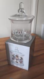 2 Nieuwe Glazen Voorraadpotten, Huis en Inrichting, Woonaccessoires | Etagères, Ophalen of Verzenden, Nieuw