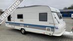 Hobby Excellent Easy 560 KMFE bj 2001 met voortent en luifel, Caravans en Kamperen, Schokbreker, Rondzit, Hobby, Bedrijf