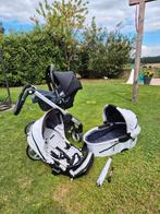 Mutsy Evo kinderwagen grijs met reiswieg en wandelwageninzet, Kinderen en Baby's, Kinderwagens en Combinaties, Ophalen, Gebruikt