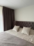 Gestoffeerd tweepersoons boxspring met opbergruimte 180x200, 210 cm, Tweepersoons, Ophalen of Verzenden, Zo goed als nieuw