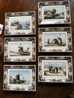 6 wandbordjes Walraven Delfts Handwerken, Antiek en Kunst, Ophalen