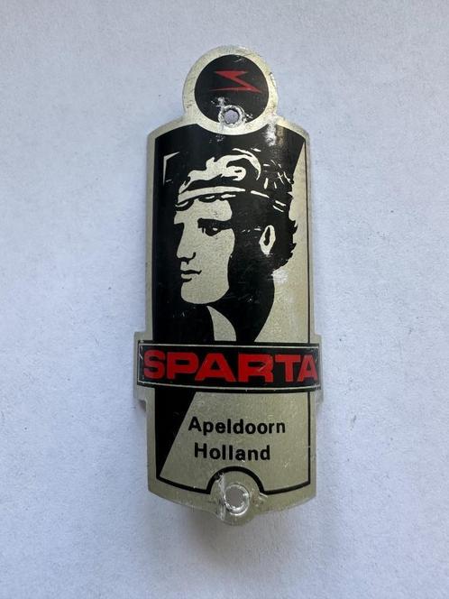 Sparta Apeldoorn Holland balhoofdplaatje. Balhoofd plaatje., Verzamelen, Merken en Reclamevoorwerpen, Gebruikt, Gebruiksvoorwerp