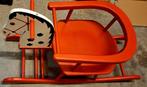 HOUTEN HOBBELPAARD ROOD/WIT, Kinderen en Baby's, Speelgoed | Houten speelgoed, Ophalen of Verzenden, Zo goed als nieuw, Rij- of Hobbelspeelgoed