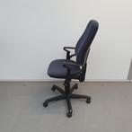 Dauphin bureaustoel - blauwe stof, Ophalen, Gebruikt, Blauw