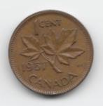 Canada 1 cent 1957 KM# 49, Verzenden, Noord-Amerika, Losse munt