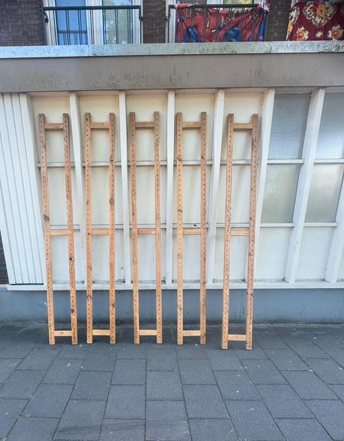 Groot Lundia houten boekenkast, Huis en Inrichting, Kasten | Boekenkasten, Gebruikt, 200 cm of meer, 25 tot 50 cm, Ophalen