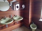 Retro groene badmeubels jaren 70, Huis en Inrichting, Badkamer | Badkamermeubels, Minder dan 100 cm, Overige typen, Zo goed als nieuw