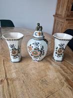 Antiek kastset delftsblauw delft polychroom holland handwerk, Ophalen of Verzenden