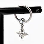 RVS Punk Tepelpiercing met Spikes-Hanger, Staal, Birgitta-Gracht 33, 6465 EL Kerkrade, Nederland, Verzenden, Overige typen