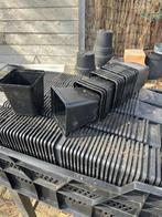 kweekpotjes 9 x 9 cm, Tuin en Terras, Bloempotten, Ophalen, Kunststof, Gebruikt, Vierkant