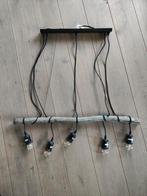 Plafondlamp / hanglamp boomstam (incl. 5 lampen), Ophalen, Zo goed als nieuw, Hout
