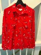 LOFT ROOD FLORAL PRINT BLOUSE, MAAT; L/XL, Kleding | Dames, Ophalen of Verzenden, Zo goed als nieuw, Maat 42/44 (L), Rood