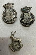 3 Antieke Speldjes Heerde Gemeentewapen & Hert, Verzamelen, Speldjes, Pins en Buttons, Ophalen of Verzenden, Speldje of Pin