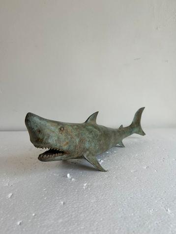 Grote bronzen Haai, 48cm. art & Design Kunst interieur beschikbaar voor biedingen