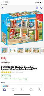 Playmobiel kinderziekenhuis en ambulance, Kinderen en Baby's, Speelgoed | Playmobil, Complete set, Ophalen of Verzenden