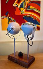 Tafel/vloer lamp "Duo", Huis en Inrichting, Ophalen of Verzenden, Zo goed als nieuw, Home,Decoratief,Cool,Retro,Design., Minder dan 50 cm