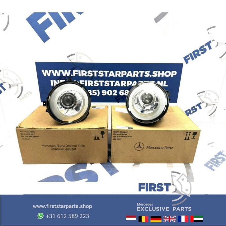 W463 G KLASSE XENON KOPLAMPEN SET Mercedes 2006-2019 A463820, Auto-onderdelen, Verlichting, Mercedes-Benz, Gebruikt, Ophalen of Verzenden