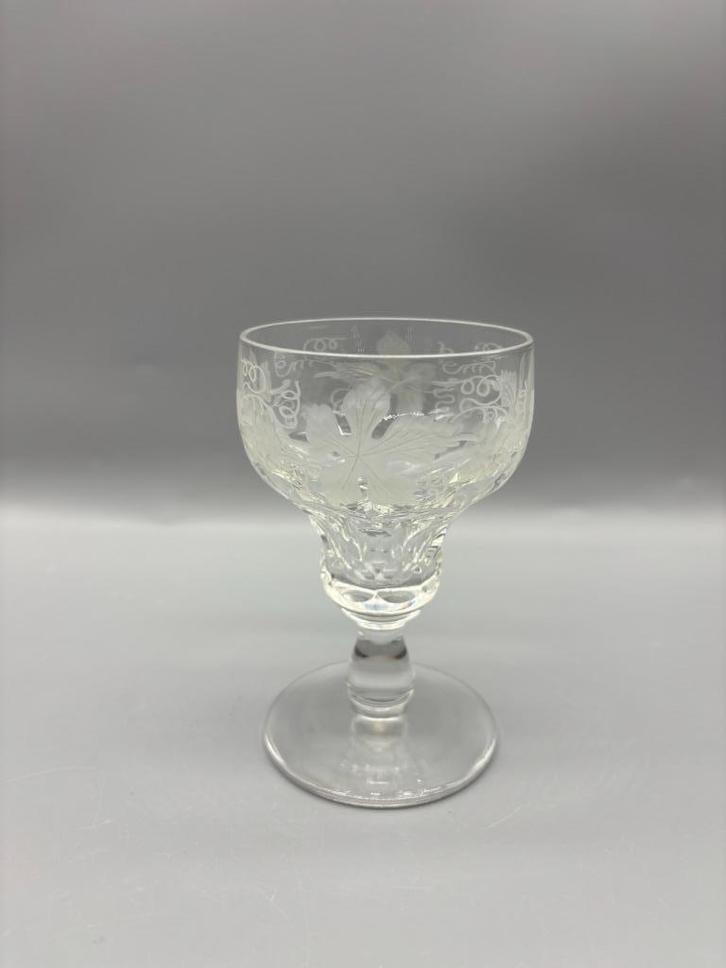 Val Saint Lambert port/wijnglas, Antiek en Kunst, Antiek | Glas en Kristal, Ophalen of Verzenden