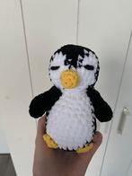 Gehaakte pinguïn knuffel handgemaakt, Verzenden, Zo goed als nieuw, Overige typen