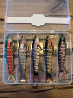 Roofvis kunstaas set met tacklebox, Ophalen of Verzenden, Nieuw, Complete set