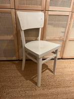 Witte caféstoel, Ophalen, Gebruikt, Wit, Eén