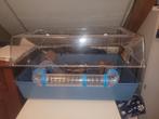 Hamster/dwerghamster hok + zand/bedding/weeglepel/etc., Ophalen, Zo goed als nieuw