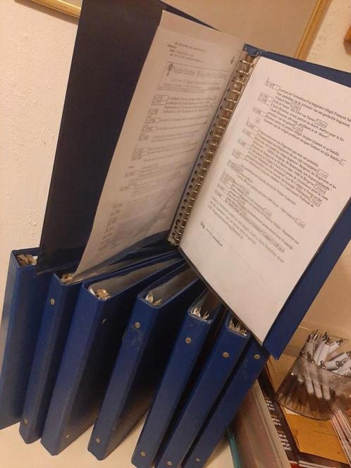 8 a4 23 rings blauwe nieuwe multomappen met showtassen, Diversen, Schoolbenodigdheden, Nieuw, Ophalen