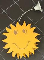 Zeer Mooie Houten Kinderkamer Hanglamp (Model: Zon), Ophalen of Verzenden, Zo goed als nieuw, Lamp