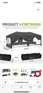 Partytent (easy up) 3x6 te huur, Opvouwbaar, Partytent, Minder dan 4 meter, Zo goed als nieuw