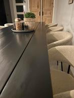 Eettafel met staal - 3 Meter!, Ophalen, Gebruikt, 200 cm of meer, 50 tot 100 cm