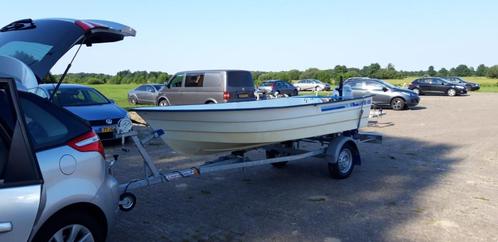 Ryds 405 vissersboot met Honda 10 PK 4-takt buitenboordmotor, Watersport en Boten, Motorboten en Motorjachten, Gebruikt, Polyester