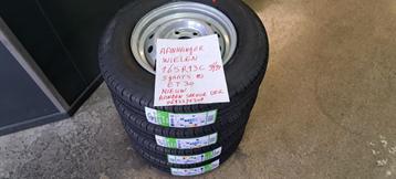AANBIEDING Nieuwe aanhangerwielen 165R13C 96/94 steek5/112 beschikbaar voor biedingen