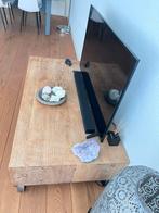 Eiken houten salontafel of TV meubel  - Zeer Goede Staat!, Ophalen, Eikenhout, 100 tot 150 cm, 75 cm of meer