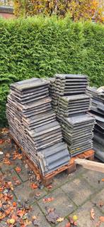 Grijze dakpannen, Doe-het-zelf en Verbouw, Dakpannen en Dakbedekking, Ophalen, 10 tot 15 m², Steen of Klei, Dakpannen