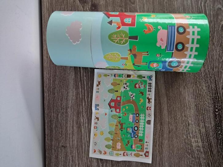 Boerderijpuzzel 30 Stukjes in Koker - Leuke Cadeau!, Kinderen en Baby's, Speelgoed | Kinderpuzzels, Zo goed als nieuw, 2 tot 4 jaar