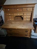 Antiek Grenen Secretaire, Antiek en Kunst, Antiek | Kantoor en Zakelijk, Ophalen